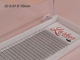 3D Silk Pre-made Lash Fan Trays x 20 Strip Trays