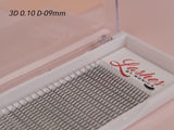 3D Silk Pre-made Lash Fan Trays x 12 Strip Trays