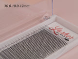 3D Silk Pre-made Lash Fan Trays x 20 Strip Trays