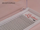 4D Silk Pre-made Lash Fan Trays x 20 Strip Trays