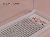 4D Silk Pre-made Lash Fan Trays x 20 Strip Trays