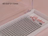 4D Silk Pre-made Lash Fan Trays x 20 Strip Trays