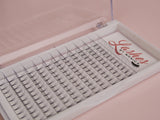 5D Silk Pre-made Lash Fan Trays x 12 Strip Trays